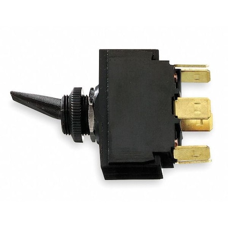 Hubbell Wiring Device-Kellems Marine Toggle Switch, DPDT, 6 Connections, On/Off/On, 15A at 12VDC M223SP
