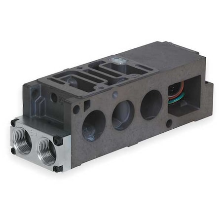 Numatics Manifold Block, 1 Station, 1/2 NPT 229-880