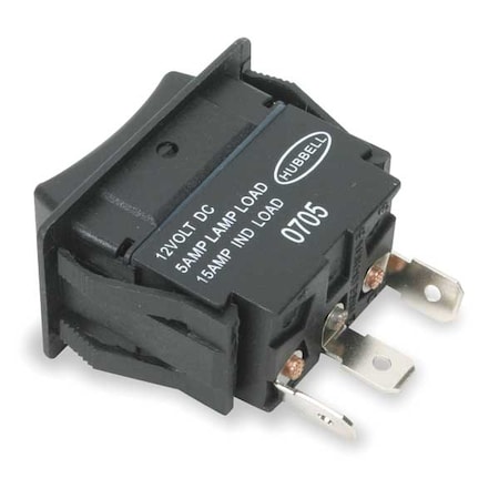 Hubbell Wiring Device-Kellems Rocker Switch, SPDT, 3 Connections MR123MSP