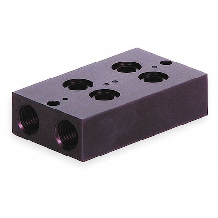 Numatics Manifold Block, 2 Stations, 1/4 NPT 241-148