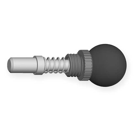 Innovative Components Pop Pin Weld On Barrel, 1/2" Tip Dia., 0.900"L, Ball Knob GI1/2-1.5-B--B3
