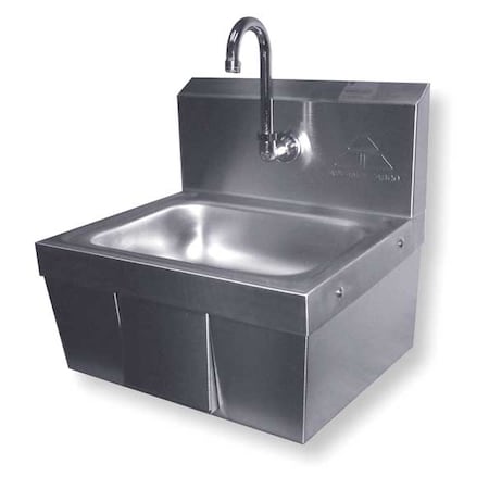 Advance Tabco Hand Sink, Wall, 17-1/4 In. L, 15-1/4 In. W 7-PS-44