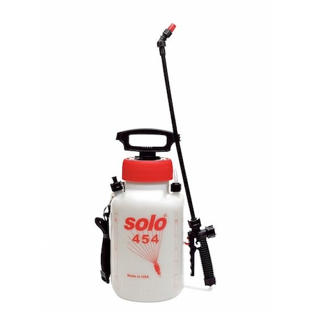 Solo 1-1/2 gal Lawn Handheld Sprayer, Poly, 48 in L Hose, Fan Nozzle Spray Pattern, Manual 454V