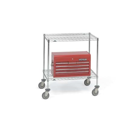 METRO Wire Cart, 18 In. W, 36 In. L, Wire 65125-IP