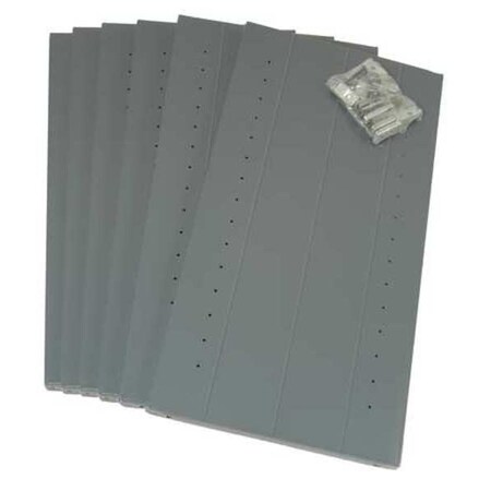 Edsal Shelf Kit, 22 ga., 48 In. W, 24 In. D, PK6 902244N6