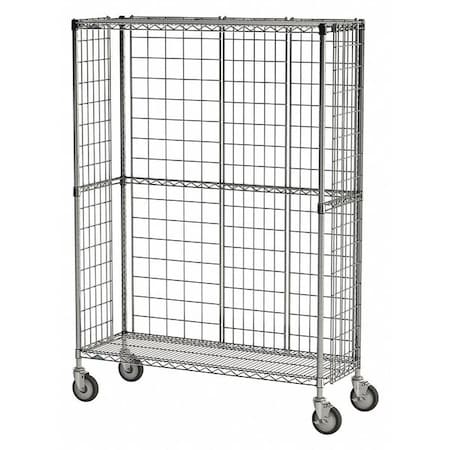 Metro Wire Cart 3-Sided, 18 In. W, 60 In. L 65136-IP