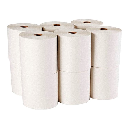 Georgia-Pacific Pacific Blue Select Hardwound Paper Towels, 2 Ply, Continuous Roll Sheets, 350 ft, White, 12 PK 28000