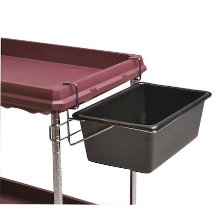 Metro Utility Bin, Black, ABS Thermoplastic BCUB2D