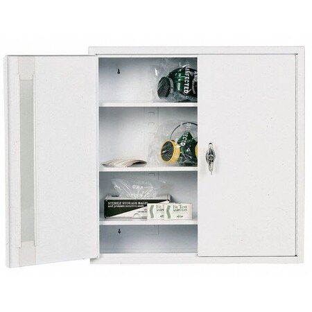 Zoro Select Respirator Storage Cabinet, White 3JLK3