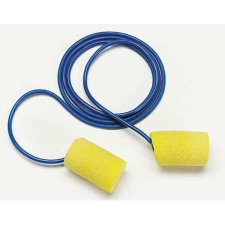 3M E-A-R E-A-R Classic Small Disposable Foam Ear Plugs, Cylinder Shape, 29 dB, Yellow, 200 PK 311-1106