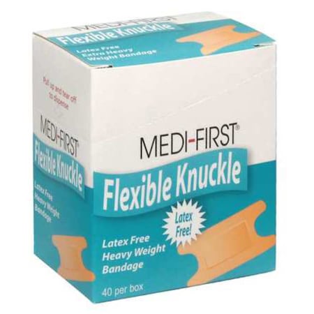 MEDI-FIRST Bandage, Fabric, Box, 2 In L, PK40 61678