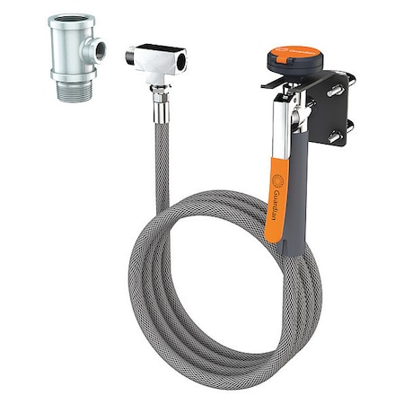 Guardian Equipment Drench Hose, Stainless Steel, Gray, For Use With, Safety Showers G5011