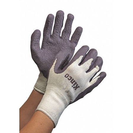 Kinco Coated Gloves, Gray/Cream, Universal 1 PR 1791W-L