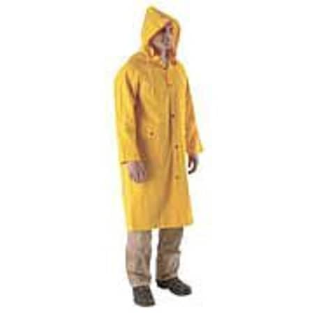 MCR SAFETY Raincoat, Yellow, 2XL 230CX2