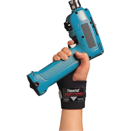 Allegro Industries Wrist Support, neoprene, Single Strap, Ambidextrous, Black, Size Universal 7111-01