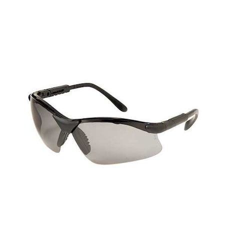 RADIANS Polarized Safety Glasses, Wraparound Smoke Polycarbonate Lens, Uncoated RV01PO1D