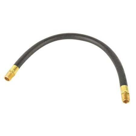 Continental 1/2" ID x 24" Coupled Snubber Hose 300 PSI BK VRK05030-024-11-G