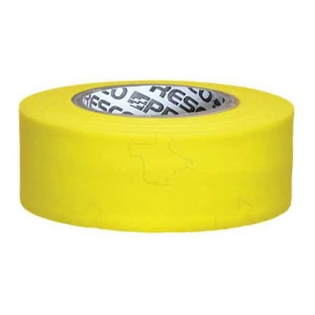 Zoro Select Flagging Tape, No Legend, Fluorescent Yellow, 1 3/16 in Wide x 150 ft Length, Vinyl, 3 mil TXYG-200
