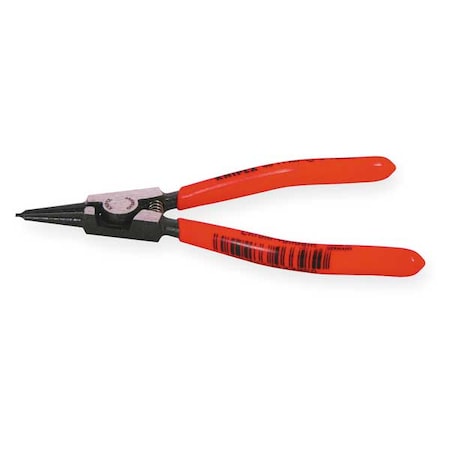 Knipex Retaining Ring Pliers, 0.046 In Tip, 0 Deg 46 11 A0 SBA