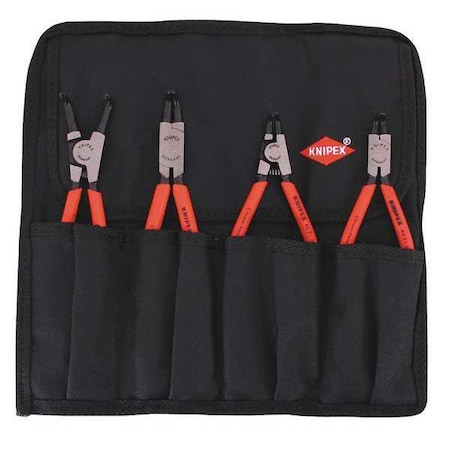 Knipex Retaining Ring Plier Set, 90 Deg., 4 pcs. 9K 00 19 54 US