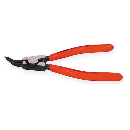 Knipex Retaining Ring Pliers, 0.046In Tip, 45 Deg 46 31 A02 SBA
