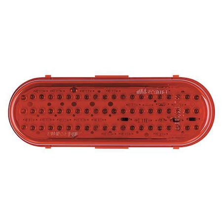 Maxxima Stop/Tail/Turn Light, LED, Red, Grommet, Ovl M63100R