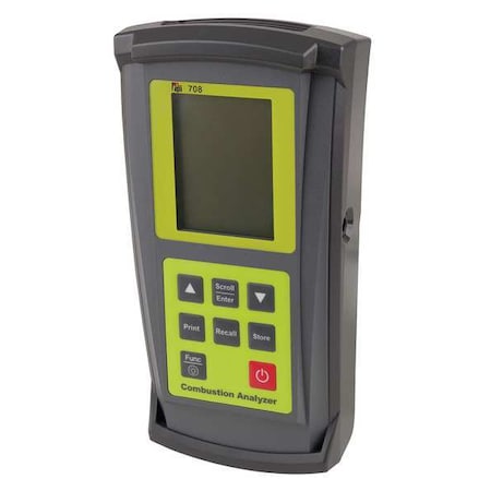 Test Products International Combustion Analyzer, 0 to 10,000 ppm, LCD 707
