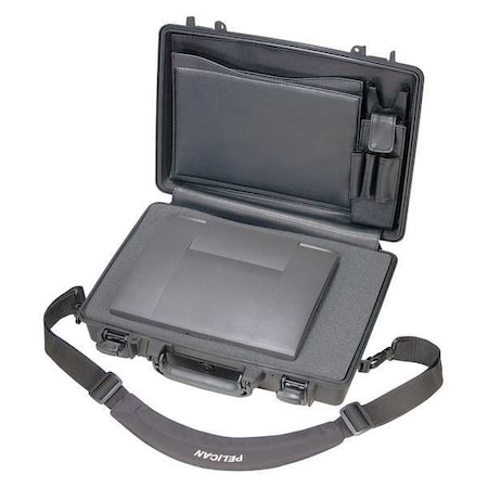 Pelican Black Protective Case, 19.87"L x 13.93"W x 4.68"D 1490-008-110