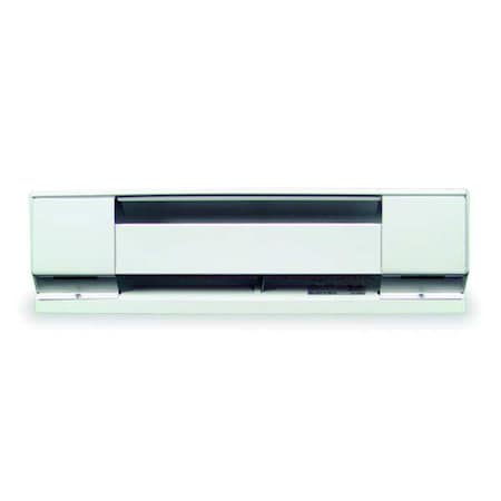 Dayton 48" Electric Baseboard Heater, White, 1000W, 208V 3KB39
