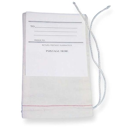 MIDWEST PACIFIC Drawstring Mailing Bag w/Tag, 10x6, PK100 MP-610MB1