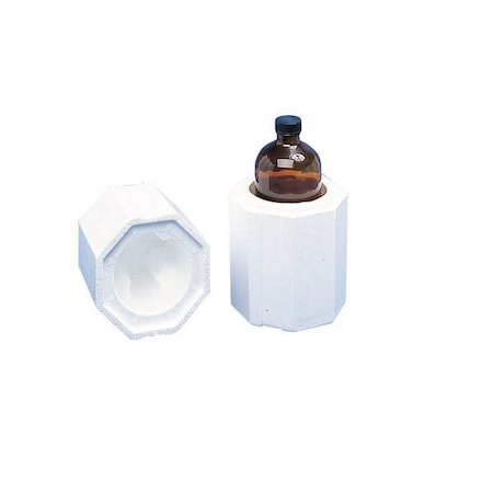 Thermosafe ShipperBottle, White, 10in, 43/4in, PK60 358UPS