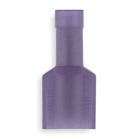 Sta-Kon Male Disconnect, Blue, 16 to 14 AWG, PK50 14RB-251T