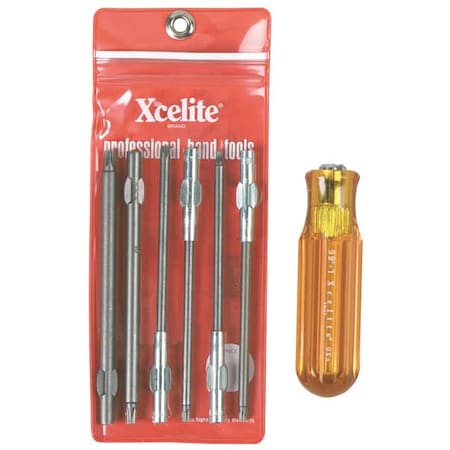 Xcelite Precision Screwdriver Set, Torx(R), 7 pcs 99XTD7N