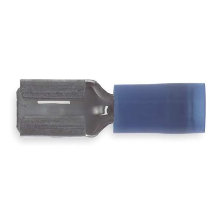 Sta-Kon Female Disconnect, Blue, 16 to 14AWG, PK100 RB14-250F