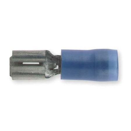 Sta-Kon Female Disconnect, Blue, 16 to 14AWG, PK100 RBD14-182