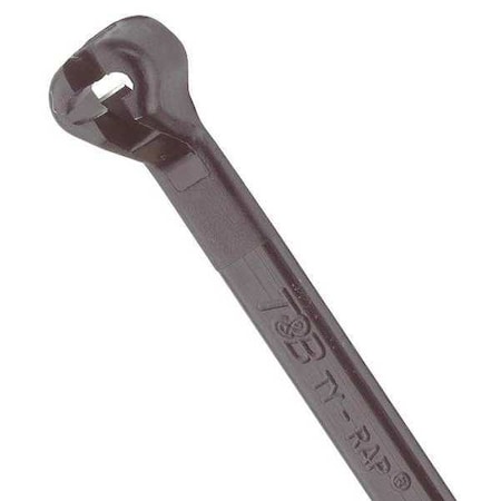 Ty-Rap Cable Tie, 14-1/2 in L, 4 in Max Bundle Dia., Black, Nylon 6/6, 30 lb Strength, 100 PK TY5244MX