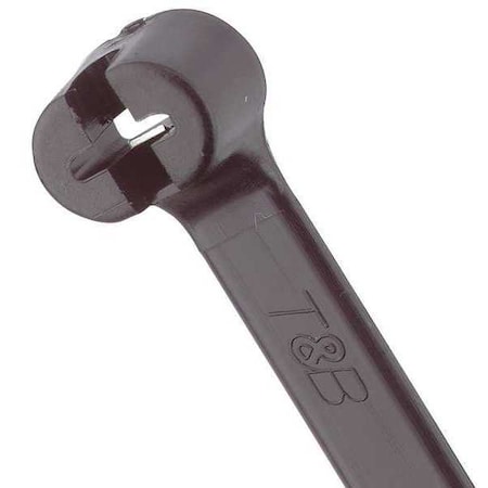 Ty-Rap Cable Tie, 8-1/2 in L, 2 in Max Bundle Dia., Black, Nylon 6/6, 120 lb Strength, 50 PK TY5272MX