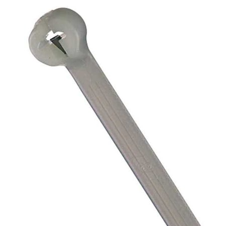 Ty-Rap Cable Tie, 14-1/2 in L, 4 in Max Bundle Dia., Natural, Nylon 6/6, 50 lb Strength, 100 PK TY528M