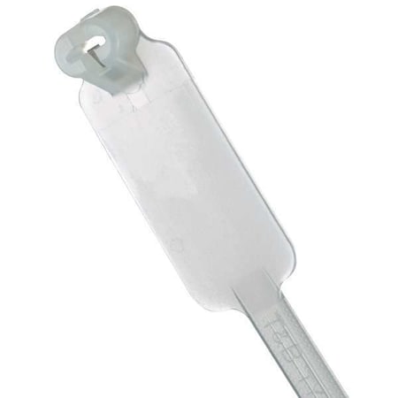 TY-RAP 7.25" L Cable Tie w/ID Tag NAT PK 100 TY546M