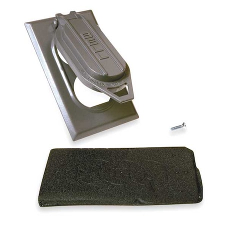 Bell Outdoor Weatherproof Cover, Single Gang Box Type, 1 Gang, Flip/Snap Cover Type 5146-0