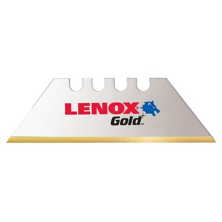 LENOX 2-Point Utility Blade, 3/4" W, PK5 20350-GOLD5C