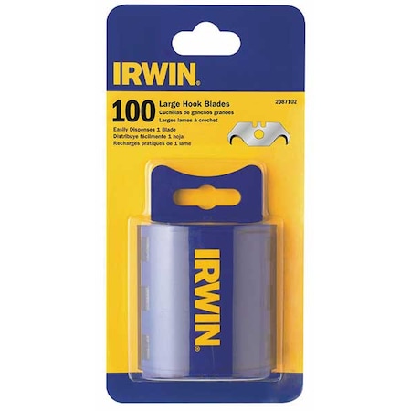 Irwin Hook Utility Blade, 11/16" W, PK100 2087102