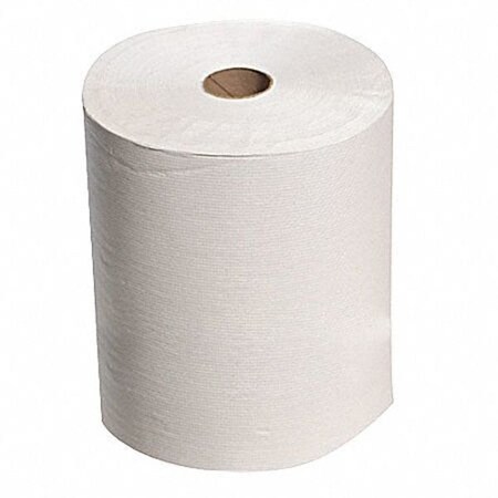Kimberly-Clark Hardwound Paper Towel Roll, 1 Ply, 800 ft, White 1052