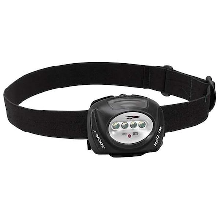 Princeton Tec PRINCETON TEC 78 Lumens, LED Black Headlamp QUAD-IND