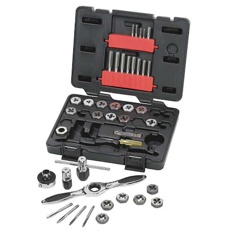Gearwrench 42 Piece Metric Ratcheting Tap and Die Set 3886