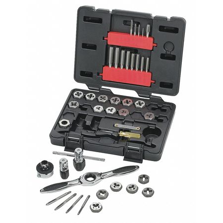 GEARWRENCH 40 Pc. SAE Ratcheting Tap and Die Set 3885