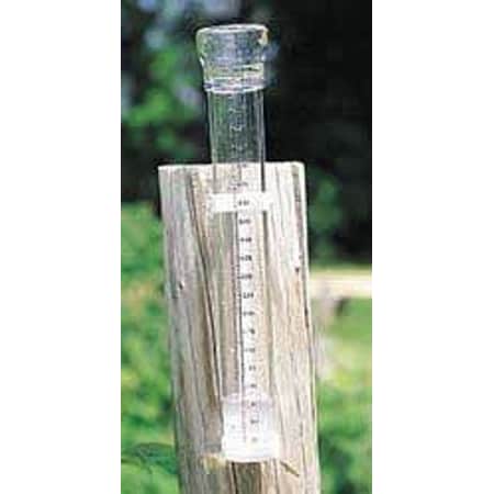 Zoro Select Rain Gauge, 11-7/8X2 In Dia, Clear-Vu 3KLT6