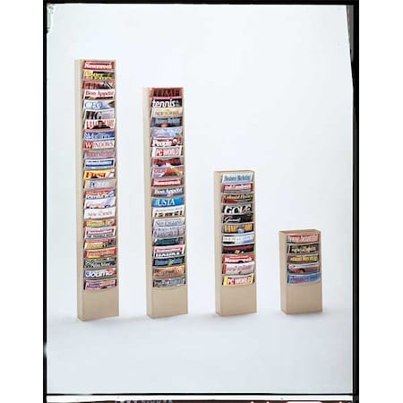 Con-Tur Literature Rack 20 Compartments, 9-3/4"W x 4-1/8"D Tan 400-75