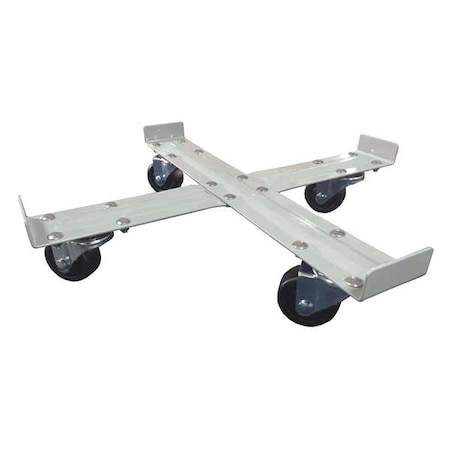 Zoro Select Drum Dolly, 1000 lb., 5-1/2 In. H H0907-32PP4