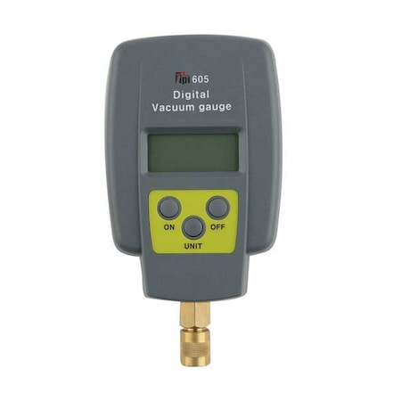 TEST PRODUCTS INTERNATIONAL Digital Vacuum Gauge, 12000-15 micron 605